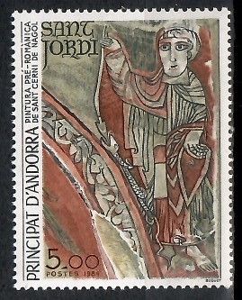 Znaczek Andora (francuska) 1984 Mi 355 Czyste **