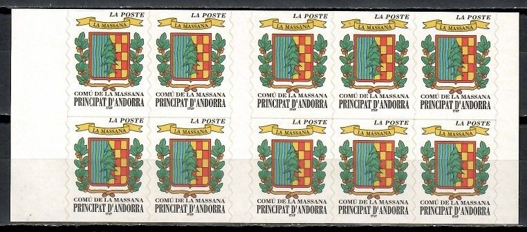 Znaczek Andora (francuska) 1998 Mi h-blatt 520 Czyste **