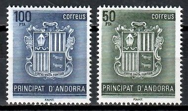 Znaczek Andora (hiszpańska) 1982 Mi 157-158 Czyste **