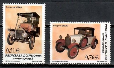 Znaczek Andora (hiszpańska) 2003 Mi 304-305 Czyste **