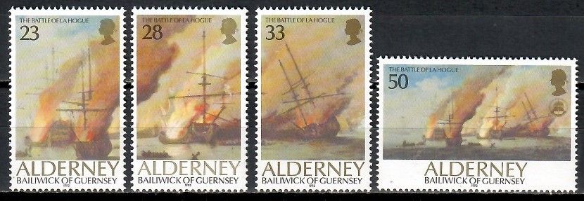Znaczek Alderney 1992 Mi 55-58 Czyste **