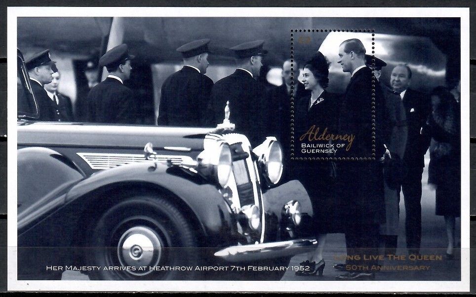 Znaczek Alderney 2002 Mi bl 11 Czyste **