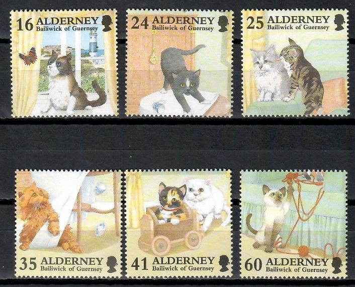 Znaczek Alderney 1996 Mi 94-99 Czyste **