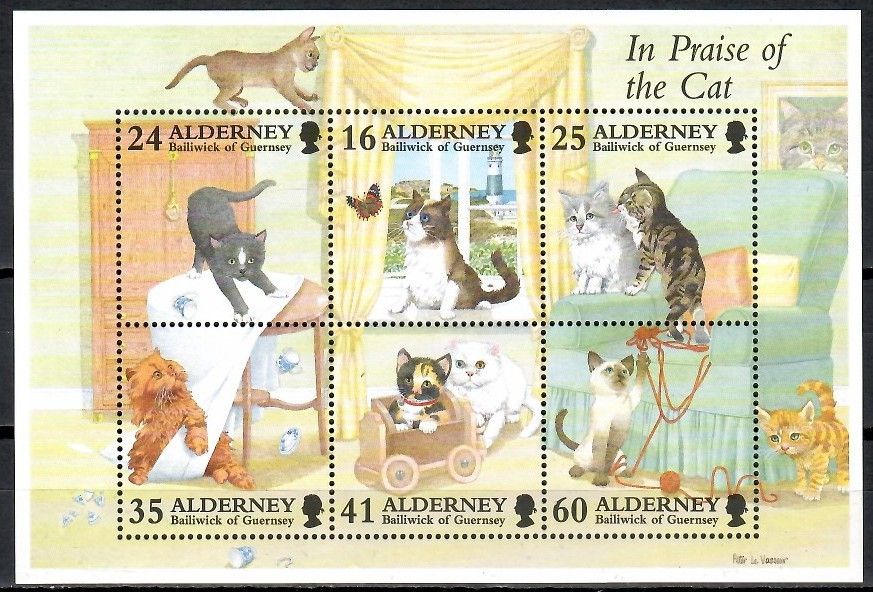 Znaczek Alderney 1996 Mi bl 2 Czyste **