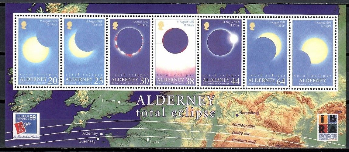 Znaczek Alderney 1999 Mi bl 6 Czyste **