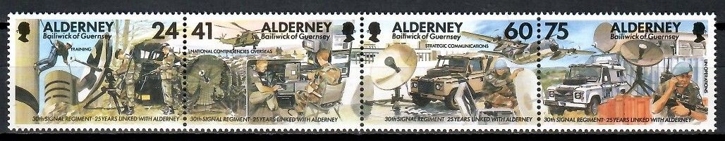 Znaczek Alderney 1996 Mi 90-93 Czyste **