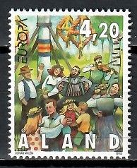 Znaczek Wyspy Alandzkie 1998 Mi 140 Czyste **