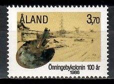 Znaczek Wyspy Alandzkie 1986 Mi 19 Czyste **