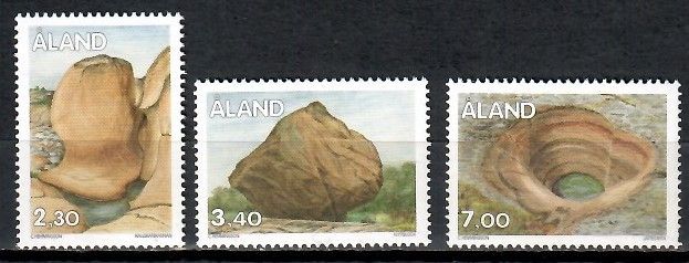 Znaczek Wyspy Alandzkie 1995 Mi 92-94 Czyste **