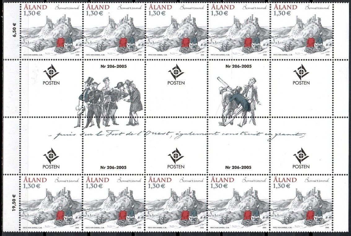 Znaczek Wyspy Alandzkie 2005 Mi 254 Czyste **