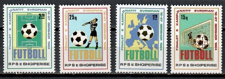 Znaczek Albania 1984 Mi 2221-2224 Czyste **
