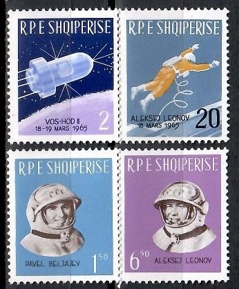 Znaczek Albania 1965 Mi 941-944 Czyste **