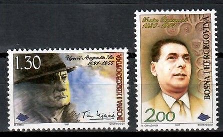 Znaczek Bośnia i Hercegowina 1997 Mi 111-112 Czyste **