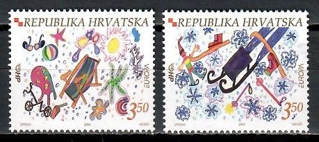 Znaczek Chorwacja 2004 Mi 684-685 Czyste **