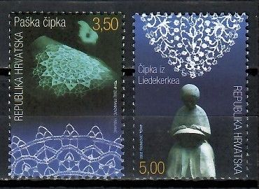 Znaczek Chorwacja 2002 Mi 619-620 Czyste **