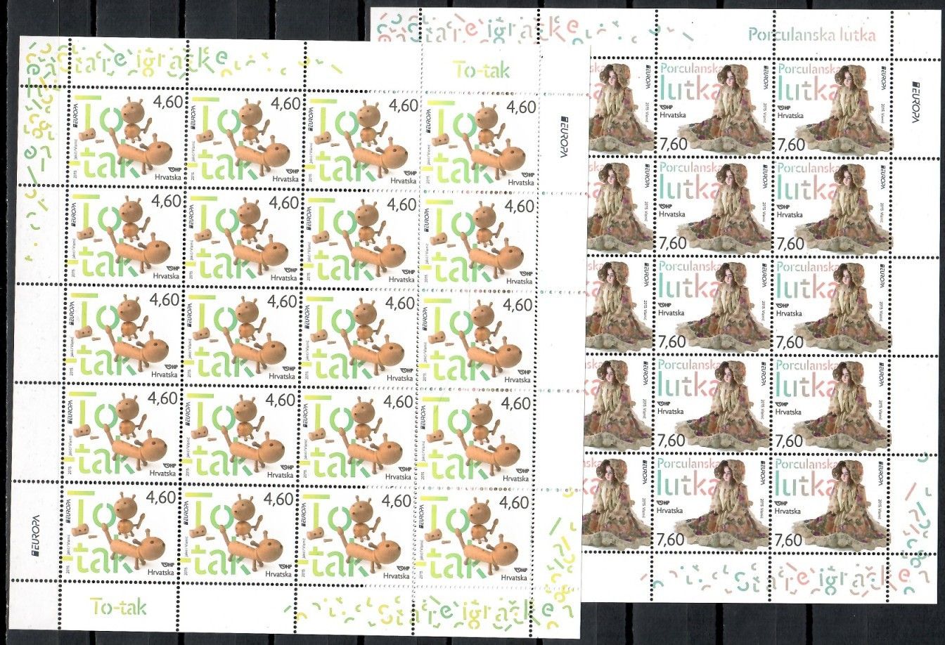 Znaczek Chorwacja 2015 Mi ark 1181-1182 Czyste **