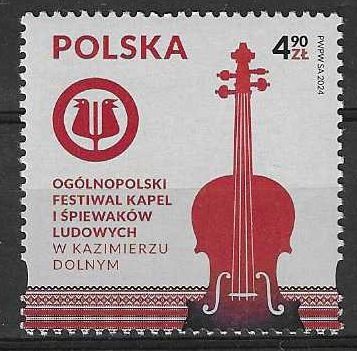 Znaczek Polska 2024 Mi 5547 Fi 5400 Czyste **