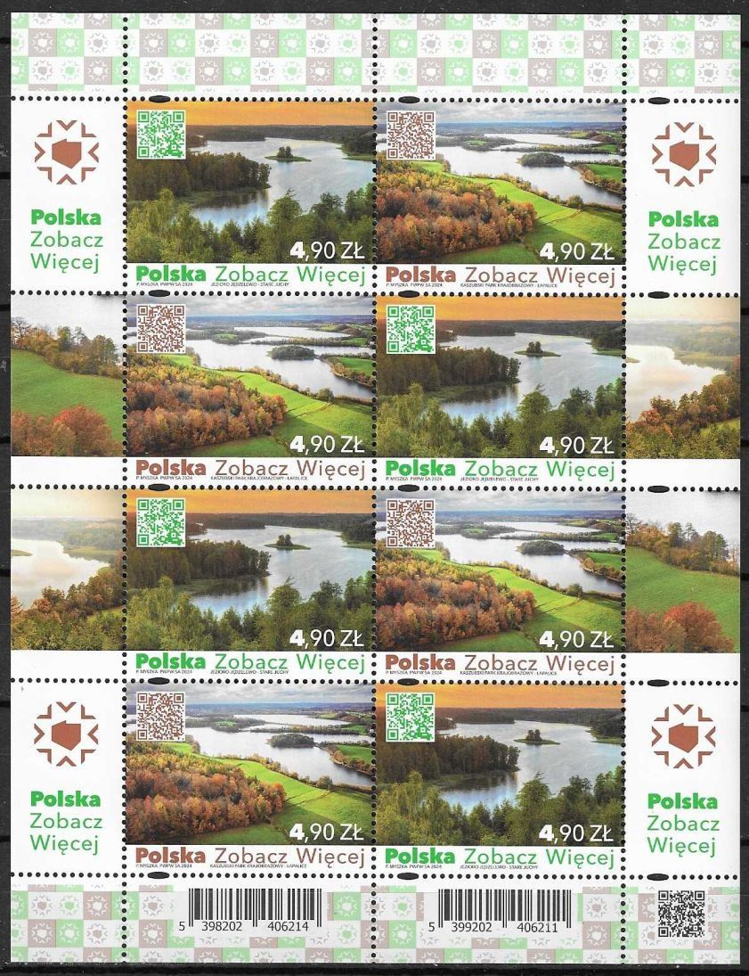 Znaczek Polska 2024 Fi ark 5398-5399 Czyste **