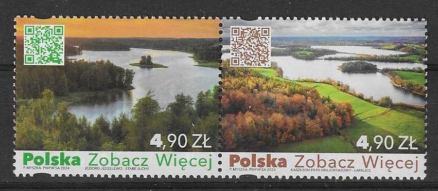 Znaczek Polska 2024 Fi 5398-5399 Czyste **