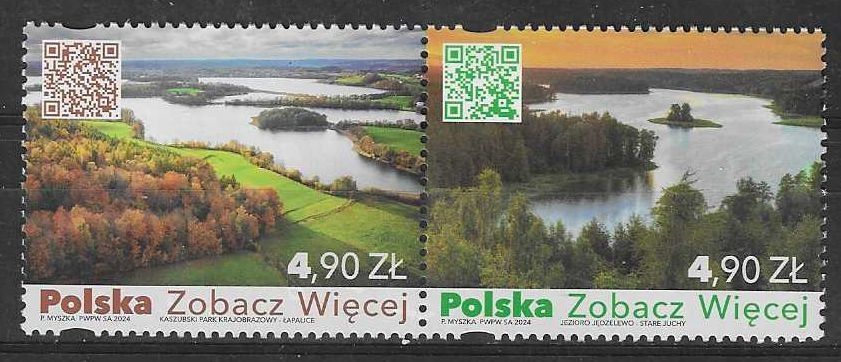 Znaczek Polska 2024 Fi 5398-5399 Czyste **
