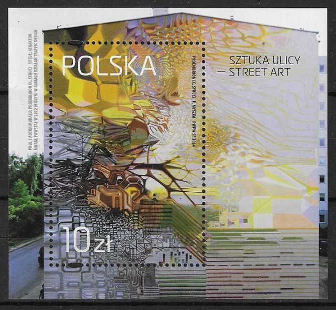 Znaczek Polska 2024 Mi bl 345 Fi bl 385 Czyste **