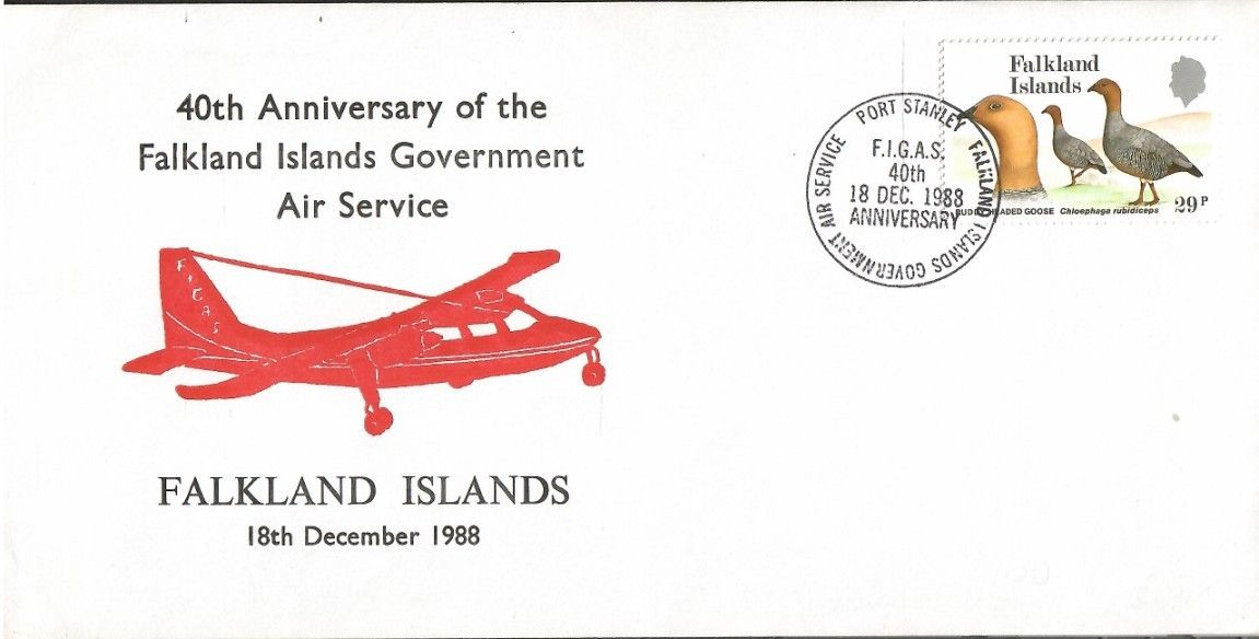 Znaczek Falklandy 1988 Mi 482 FDC