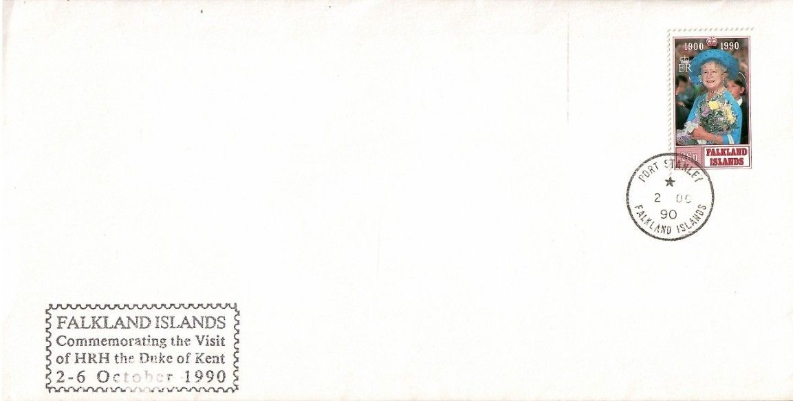 Znaczek Falklandy 1990 Mi 527 FDC