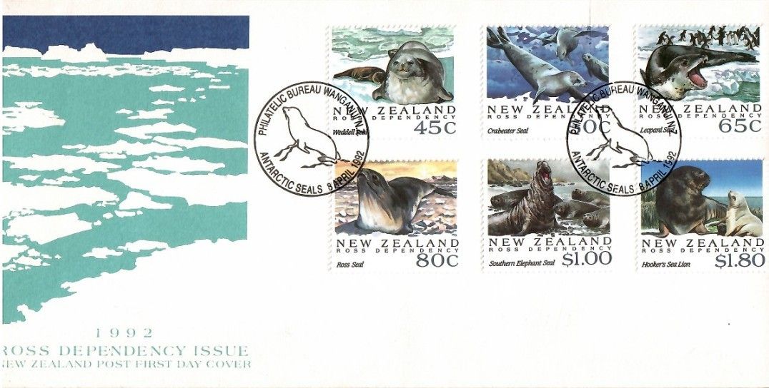 Znaczek Nowa Zelandia 1992 Mi 1220-1225 FDC