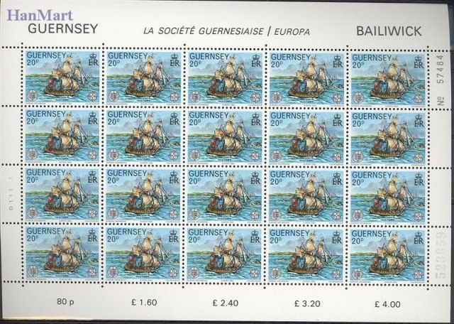 Znaczek Guernsey 1982 Mi ark 246-247 Czyste **