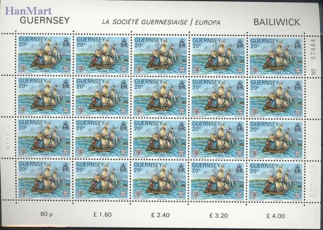 Znaczek Guernsey 1982 Mi ark 246-247 Czyste **