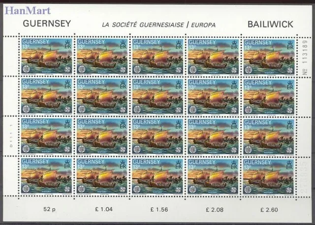 Znaczek Guernsey 1982 Mi ark 246-247 Czyste **