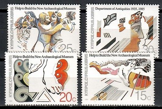 Znaczek Cypr 1986 Mi 651-654 Czyste **