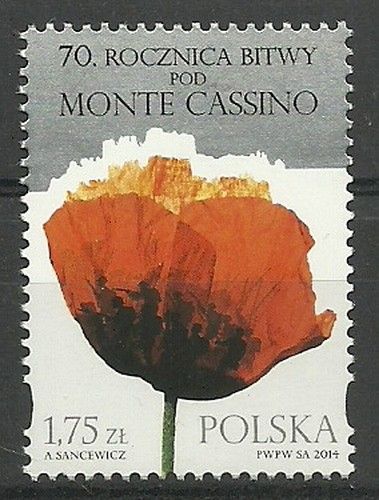 Znaczek Polska 2014 Mi 4678 Czyste **