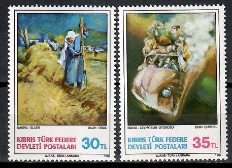 Znaczek Cypr Północny 1983 Mi 125-126 Czyste **