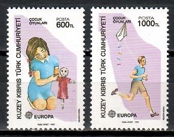 Znaczek Cypr Północny 1989 Mi 249-250 Czyste **