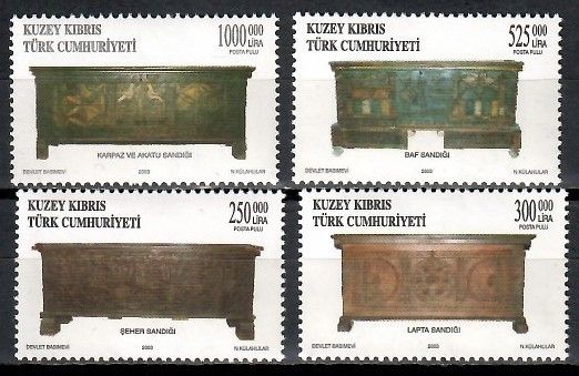 Znaczek Cypr Północny 2003 Mi 584-587 Czyste **
