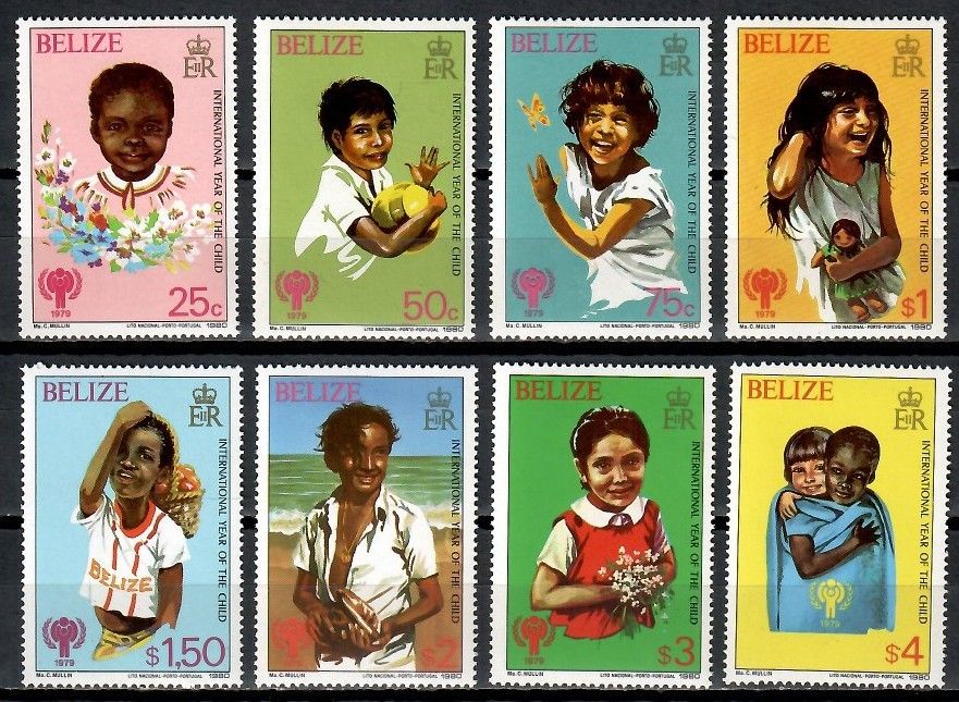 Znaczek Belize 1980 Mi 475-482 Czyste **