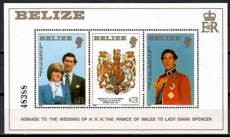 Znaczek Belize 1981 Mi bl 32 Czyste **