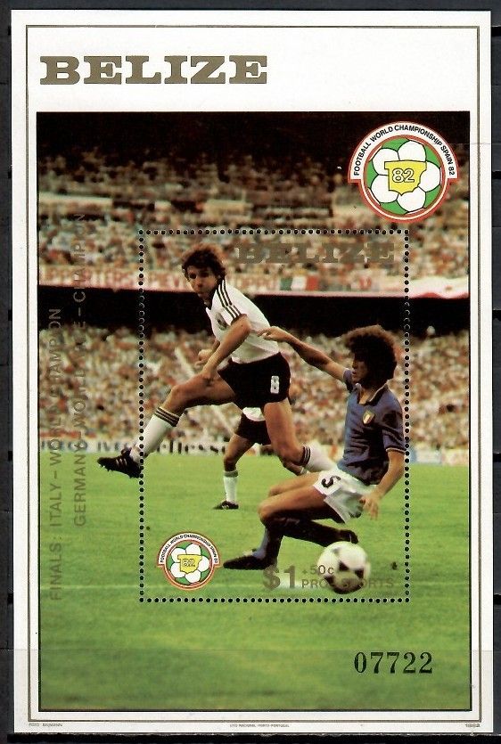 Znaczek Belize 1982 Mi bl 55 Czyste **