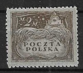 Polska 1919 Mi 111 Fi 94B Czyste **