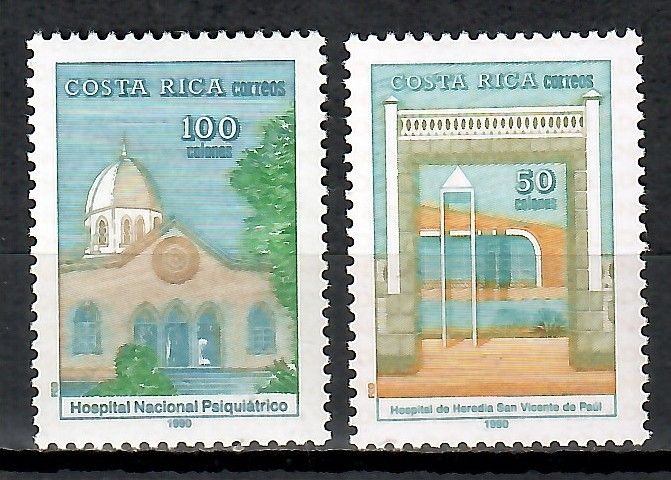 Znaczek Kostaryka 1990 Mi 1379-1380 Czyste **