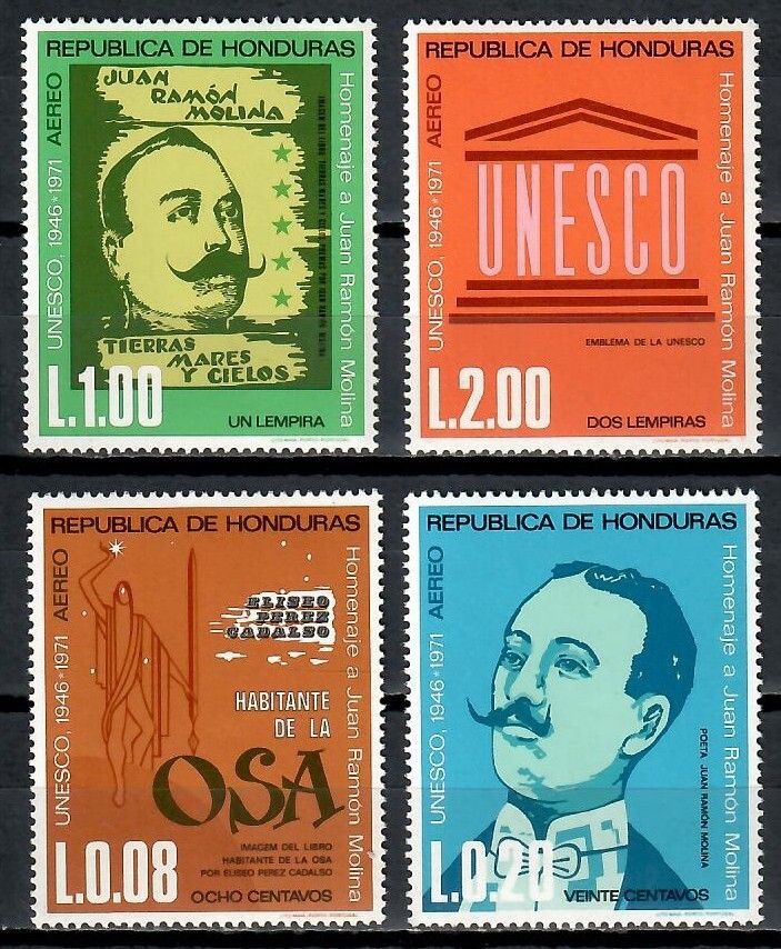 Znaczek Honduras 1973 Mi 810-813 Czyste **