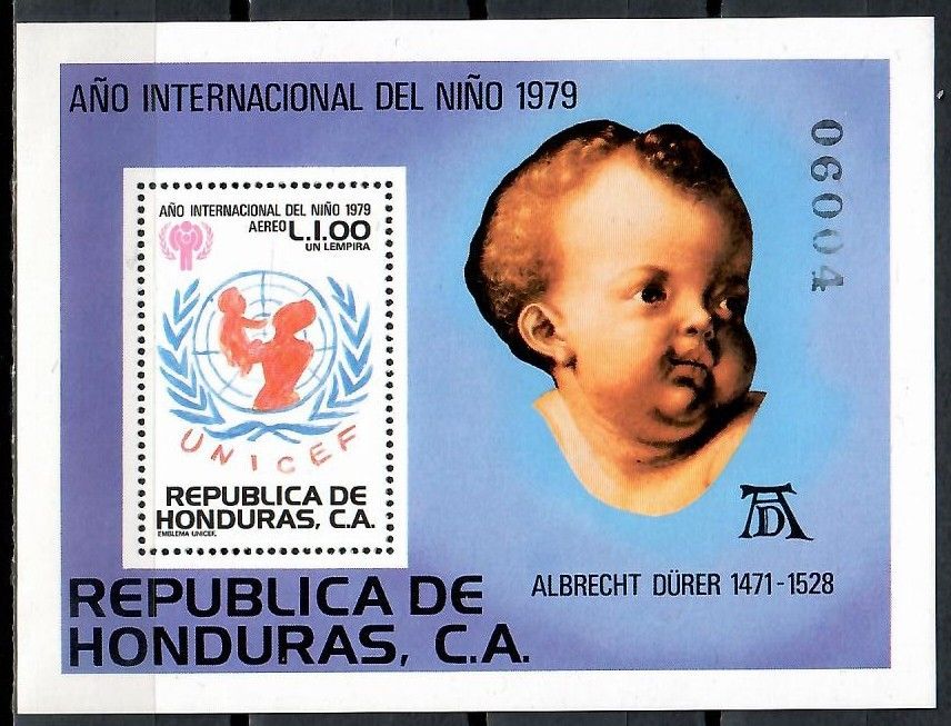 Znaczek Honduras 1980 Mi bl 32 Czyste **