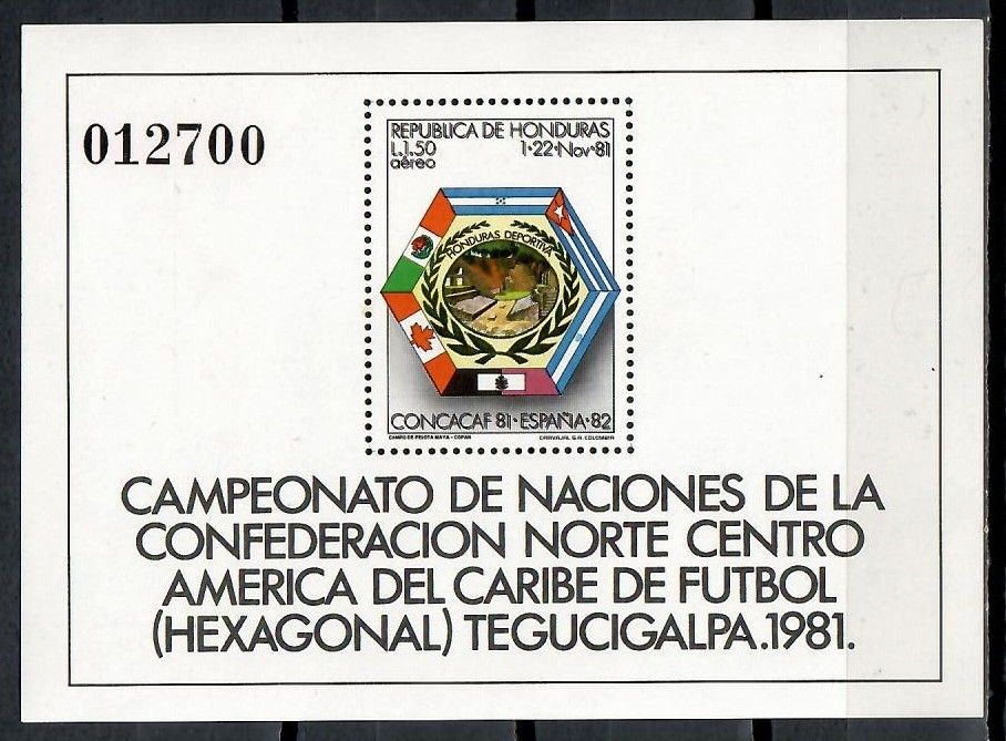 Znaczek Honduras 1981 Mi bl 34 Czyste **
