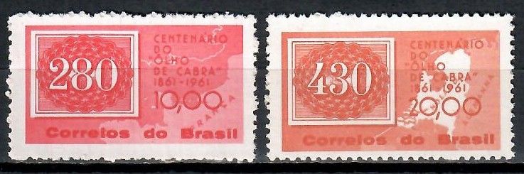 Znaczek Brazylia 1961 Mi 1007-1008 Czyste **