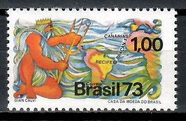 Znaczek Brazylia 1973 Mi 1364 Czyste **