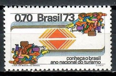 Znaczek Brazylia 1973 Mi 1371 Czyste **