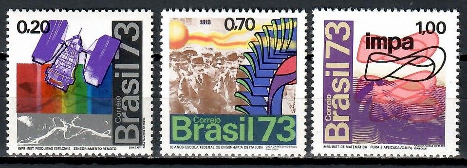 Znaczek Brazylia 1973 Mi 1376-1378 Czyste **