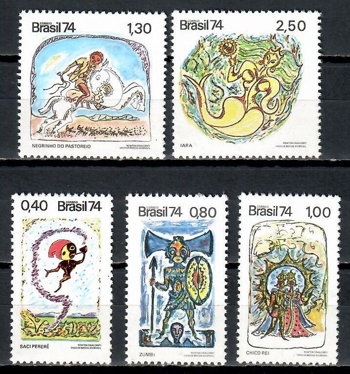Znaczek Brazylia 1974 Mi 1420-1424 Czyste **