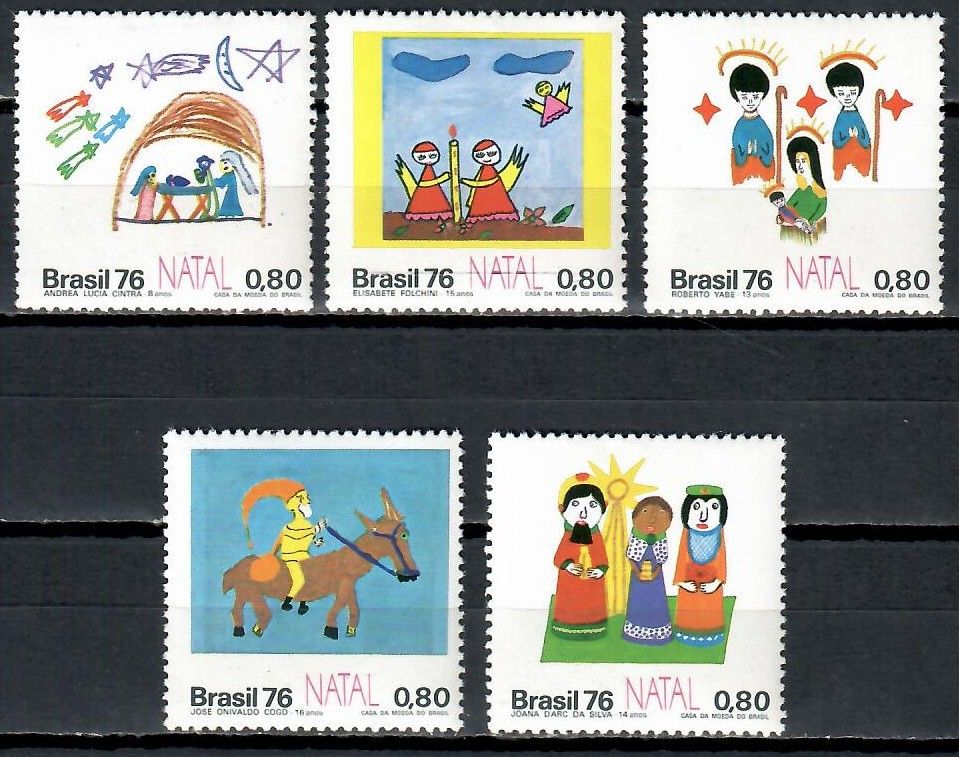 Znaczek Brazylia 1976 Mi 1564-1568 Czyste **